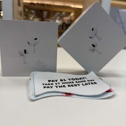 Apple Airpods Pro 2nd Generation Bluetooth Earbuds New - Pay $5 To take It home And pay The rest Later 