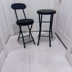 Compact, Lightweight Stool And Chair