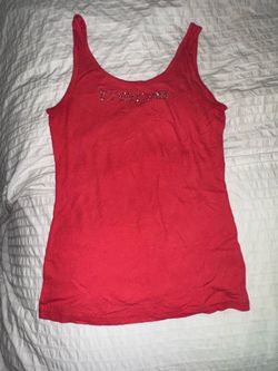 Bebe Coral Tank Top (size L)