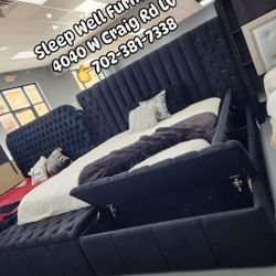 ⭐️ King Queen Storage Bed Frame, 👉Furniture Sectional, Dining Table, Bunk Beds Avail 
