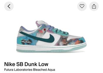 Nike SB Dunk Low Futura Lab Bleached Aqua - US 8.5