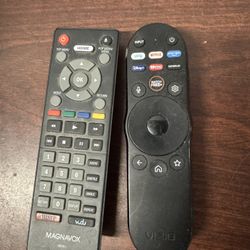 TV REMOTES   VIZIO & MAGNAVOK