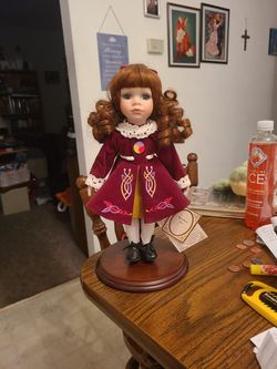 Tara An Irish Celtic Alberon Porcelain Doll