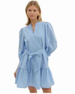Entro Scallop Trim Mini Dress With Belt medium - pickup from Northridge area
