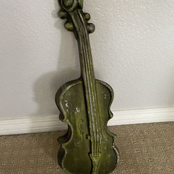 Vintage Cast Iron Violin 