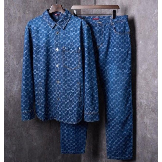 Gucci Denim Set Size XL