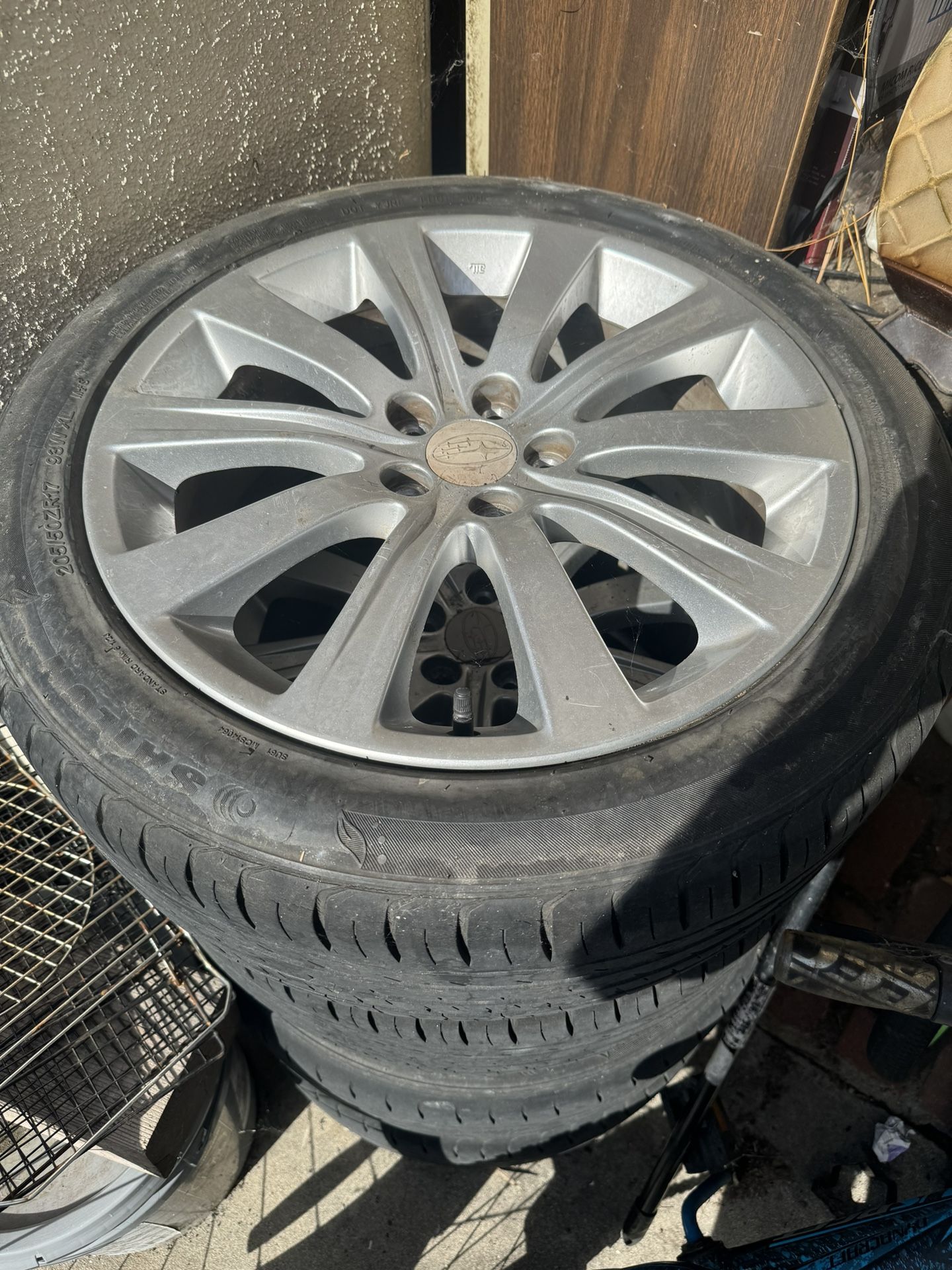 17” Subaru Impreza WRX Rims & Tires