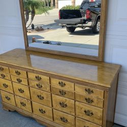 Dresser And Mirror