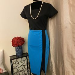 Classy blue dress on sale