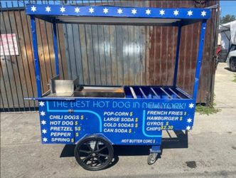 Food Hot Dog Vending Cart