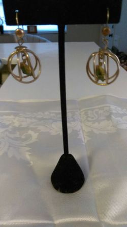 Antique birdcage earings