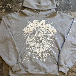Spider Hoodie (GRAY) Size -L