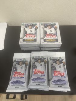 2025 Topps Series 1 MLB Baseball Hanger Box and Fat Pack(FINAL SALE)