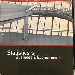 Statistics For Business & Economics 13e