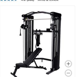 Centr 3 by Inspire SF3 Smith Functional Trainer with Folding Bench 360 lbs Weights