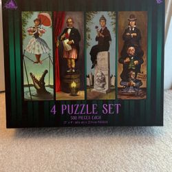 Disney Haunted Mansion 4puzzle Pack 