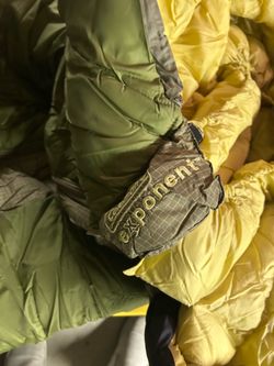 Hiking, sleeping bag & tent set