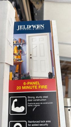 6 Panel 20 minutes fire garage door