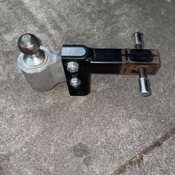6 Inch Adjustable Channel Trailer Hitch Mount 2 In Ball 10,000lbs