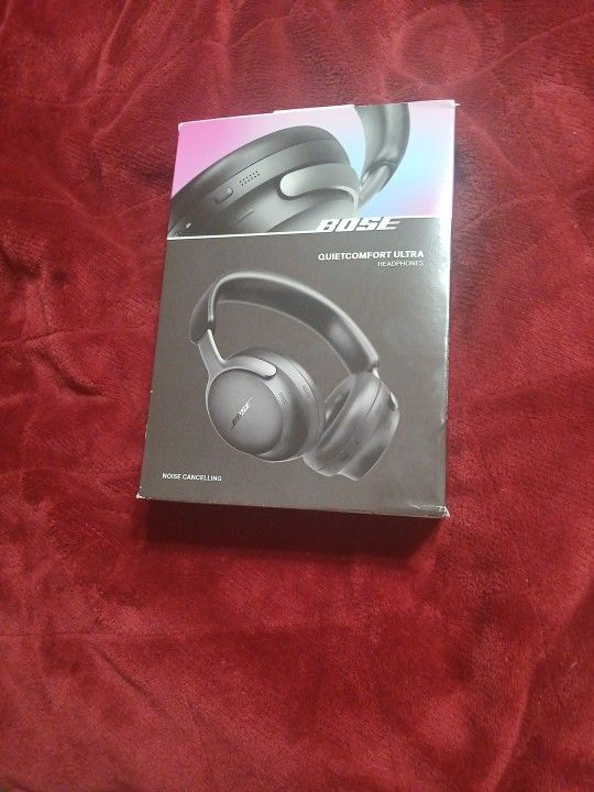 Bose QuietComfort Ultra Headphones, Bluetooth Over Ear Noise Cancelling Headphones, Black