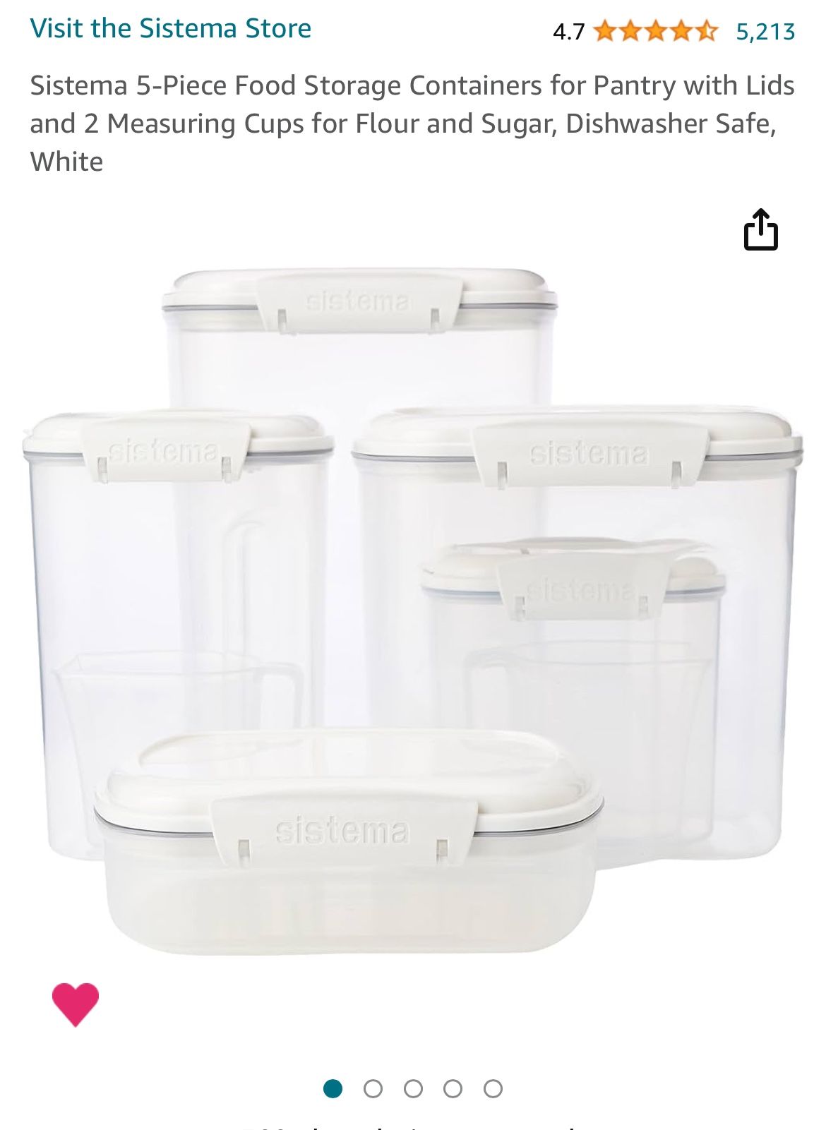 Sistema Food Storage Containers for sale