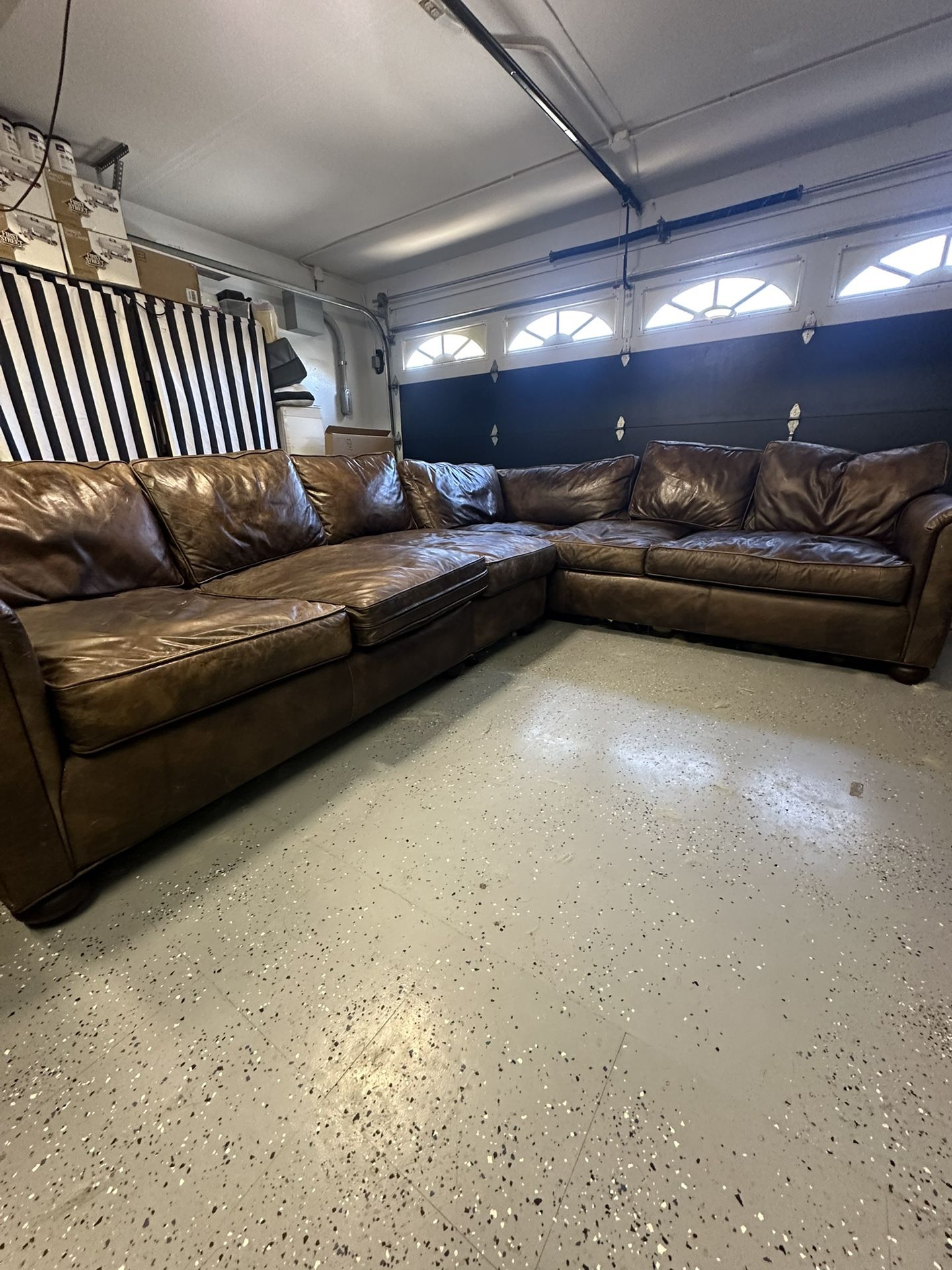 Sectional Couch 100% Pure Leather