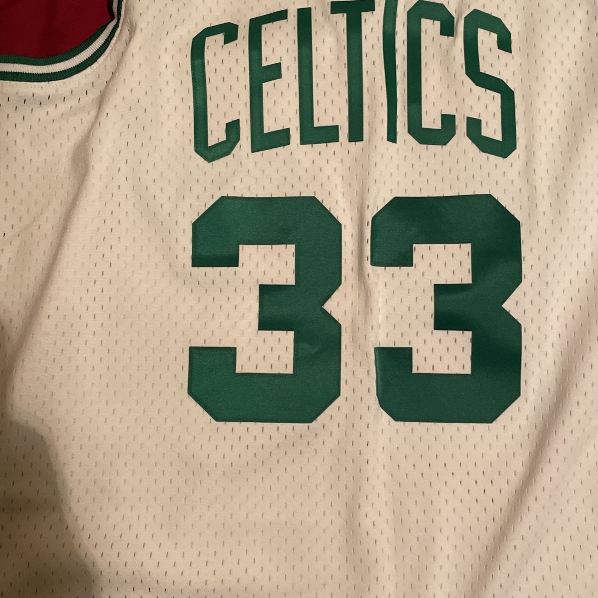 Larry Bird Celtics White 85/86 men jersey