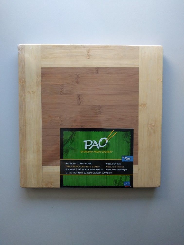 Pao Bamboo Cutting Board 12" x 12"