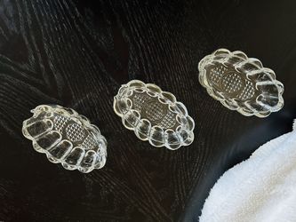 Princess House Cristal Utensil Holders Set of 3