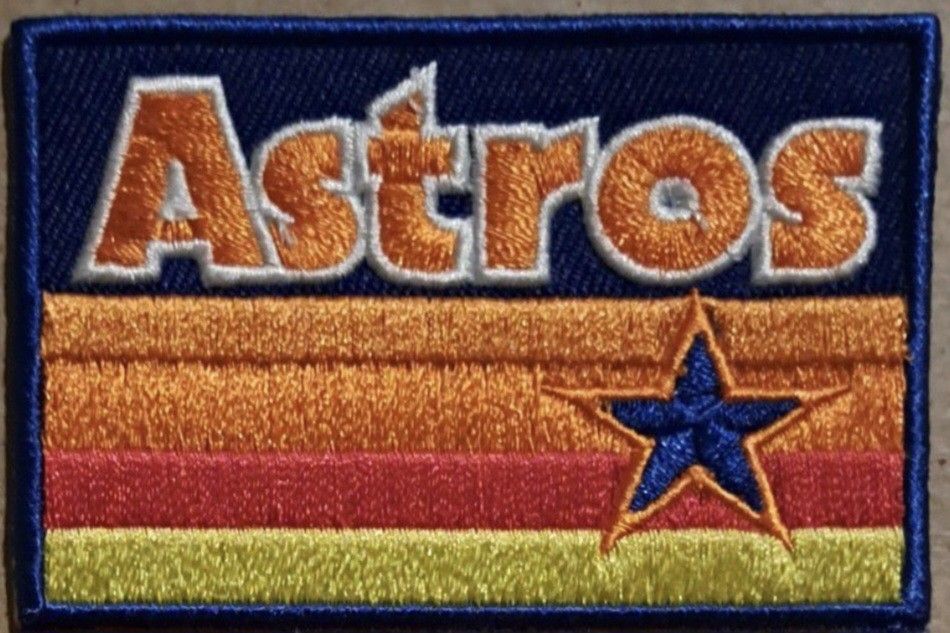 Houston Astros embroidered Iron on patch