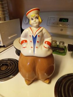 Dutch  Boy Vintage 1940s Cookie Jar 