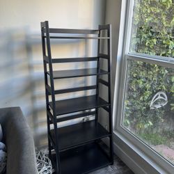 Black Bookshelf Like New 