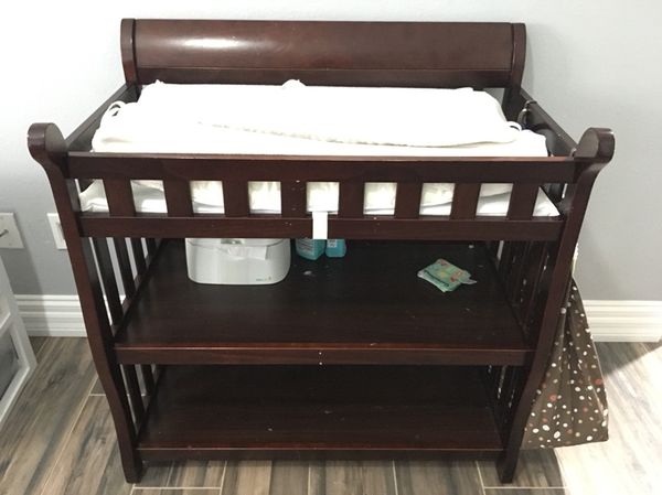 Delta Children Eclipse Dark Brown Espresso Cherry Changing Table Open In The Continue To Mobile Website