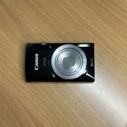 Canon Powershot ELPH 185 / IXY 185 Black Digital Camera