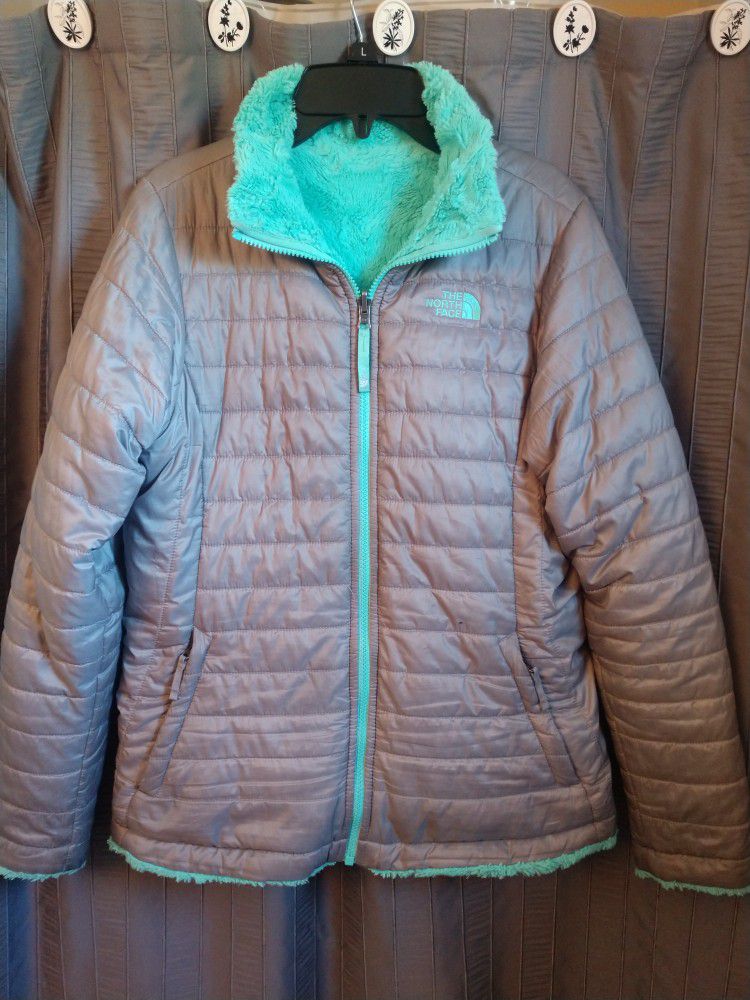 Girls' The North Face Reversible Mossbud Swirl Jacket