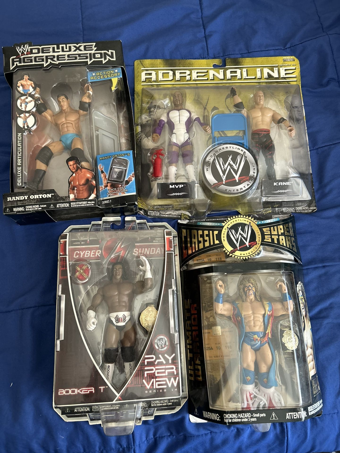 WWE Lot Of 4 Jakks Pacific Figures
