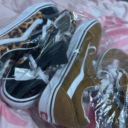 Two Pair Of New Vans One Size 4 1/2 N Other 6.5