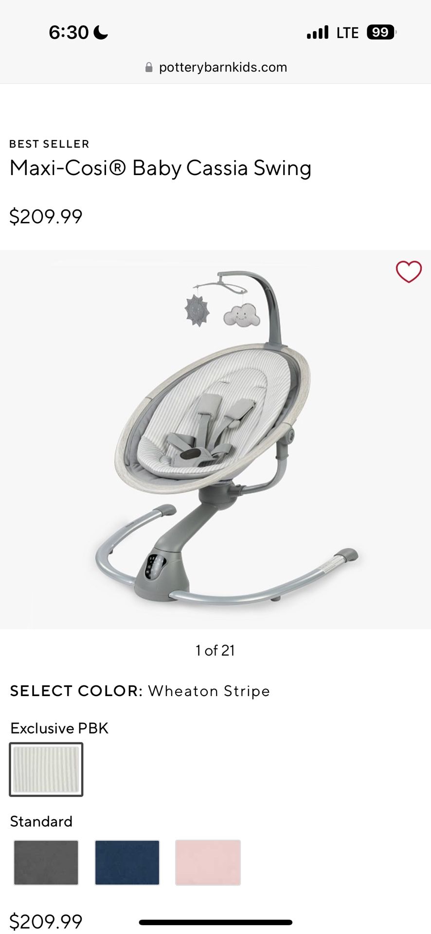 Maxi-Cosi® Baby Cassia Swing