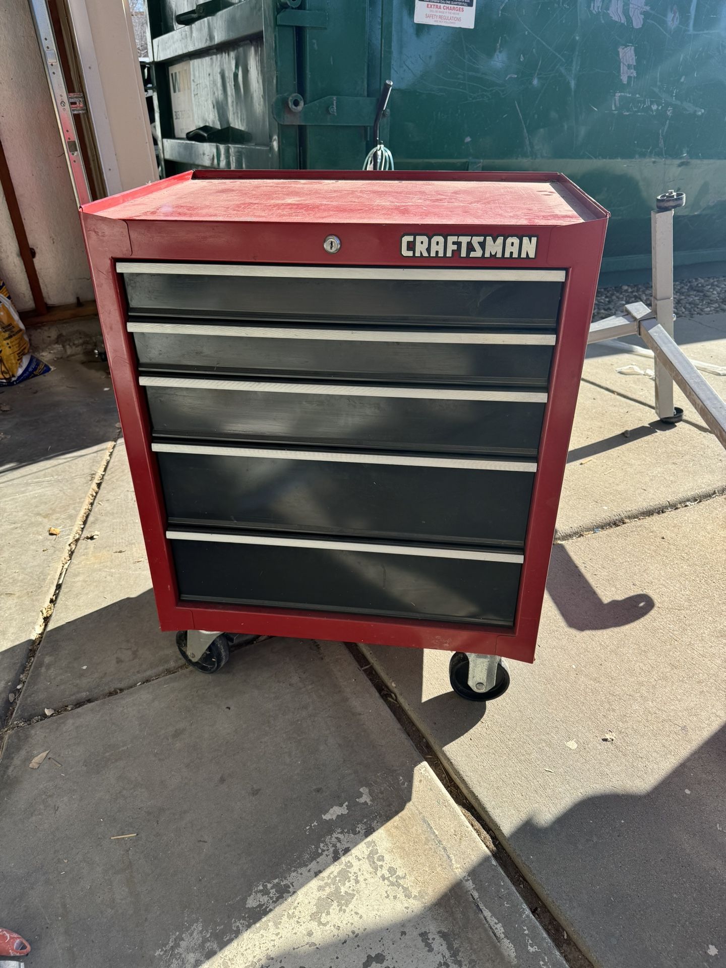 🔧 Craftsman 5-Drawer Tool Chest with Tools (Negotiable)