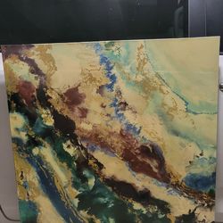 Wall Frameless Artwork - 35 inch x 47 inch