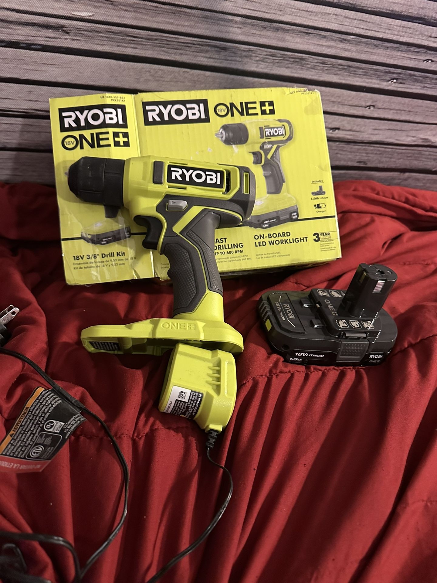 Ryobi 18v Drill Kit
