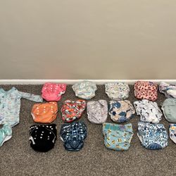 Baby Diapers Reusable Cloth Diapers And Baby Swim Suit Rash guard 