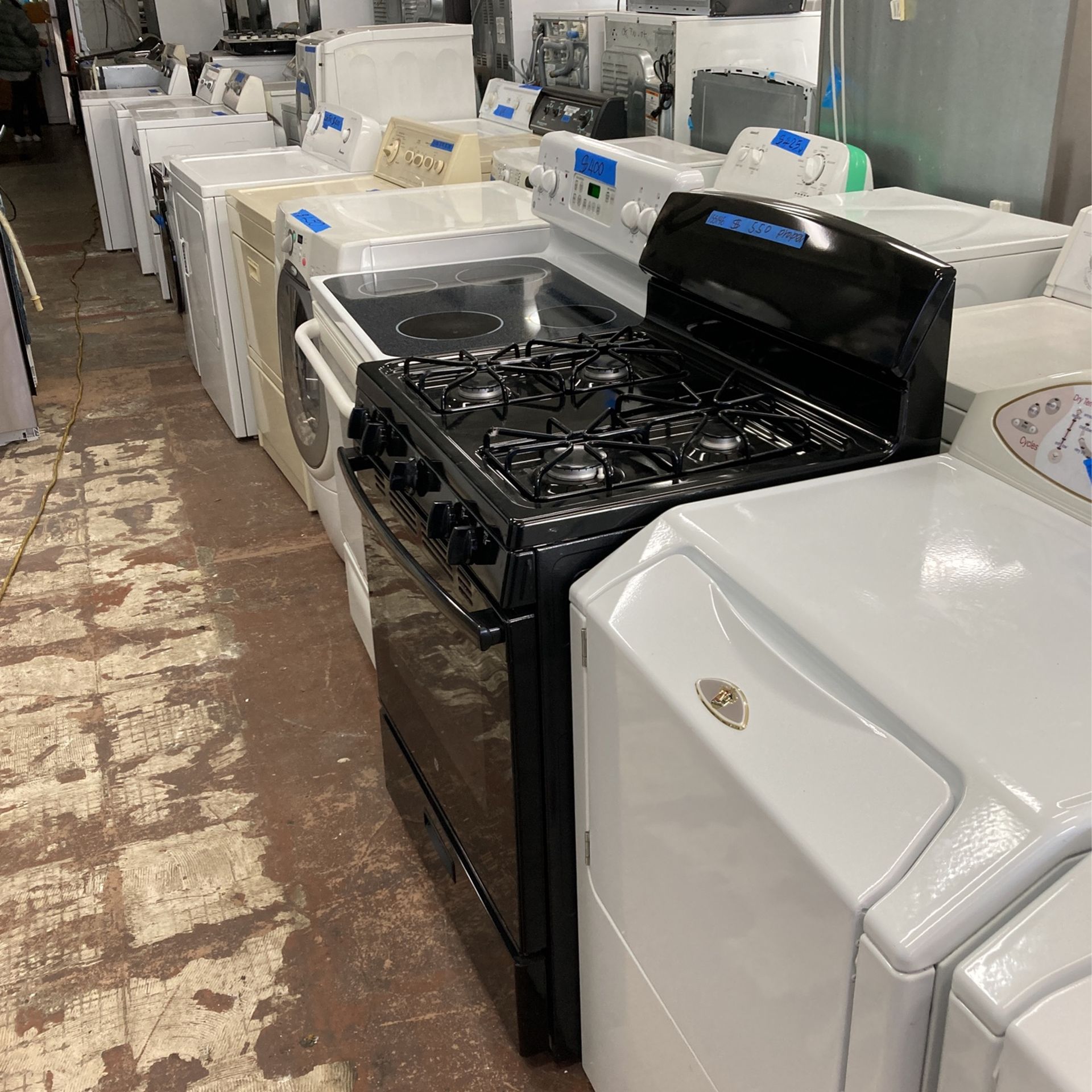 Stove s, Washer s, Dryer s, Refrigerator s, USED and Refurbished Units