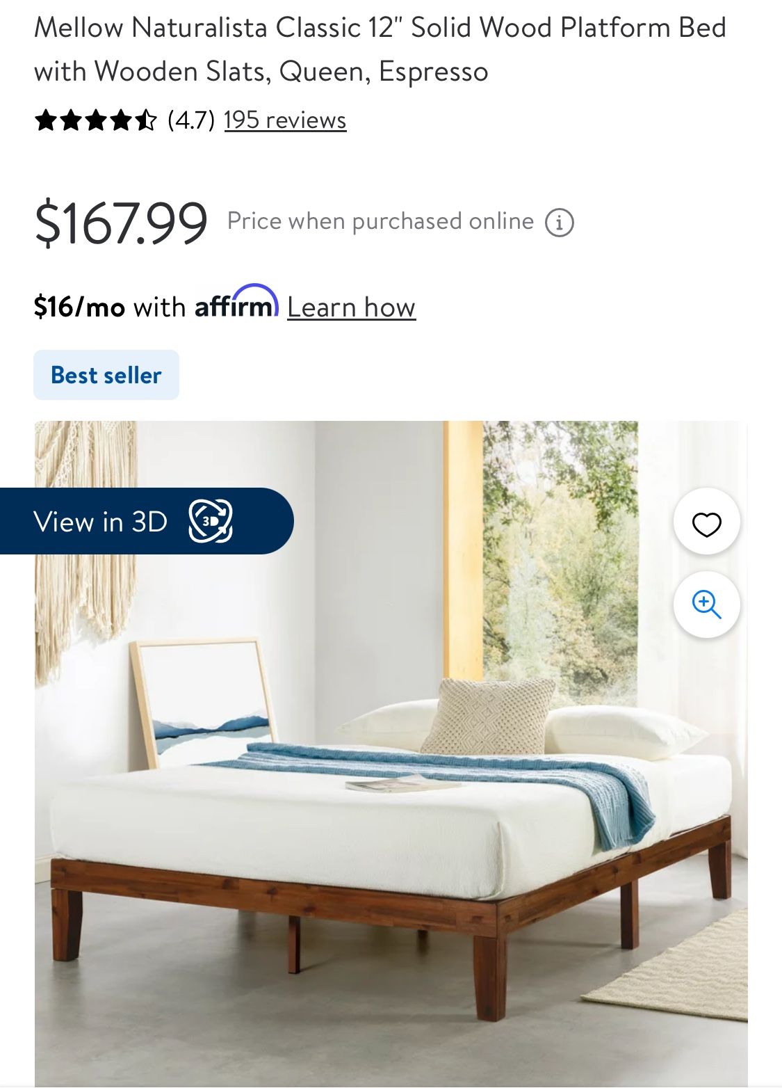 Queen Bed Frame 