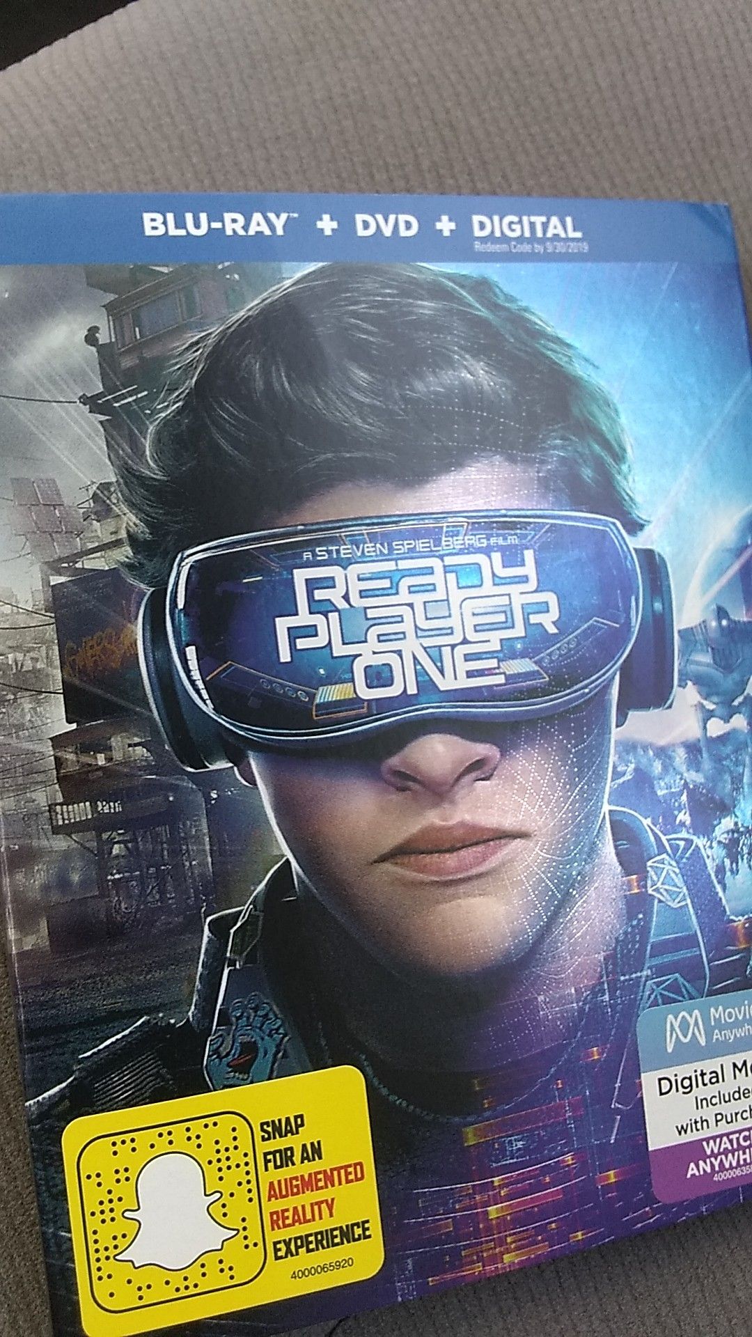 Ready Player One Blu-ray +Digital+ DVD