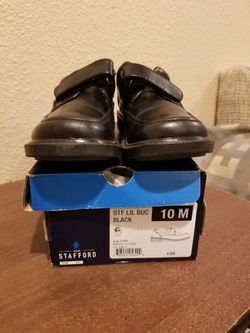 Boys Black Dress Shoes