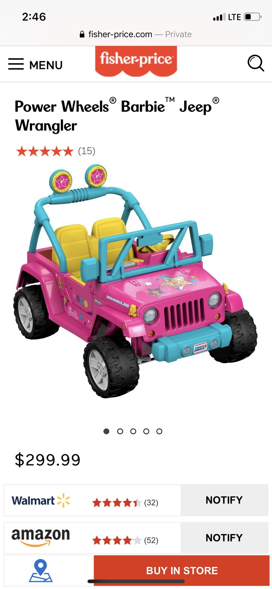 Barbie Jeep