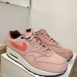 Nike Air Max 1 PRM "Coral Stardust" (Corduroy Pack) - Size 7.5