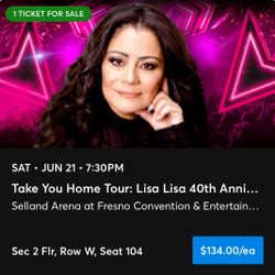 Lisa Lisa Ticket