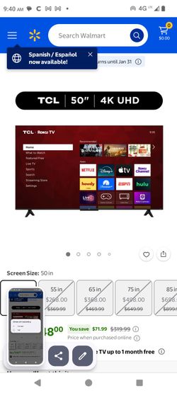 50 Roku tv